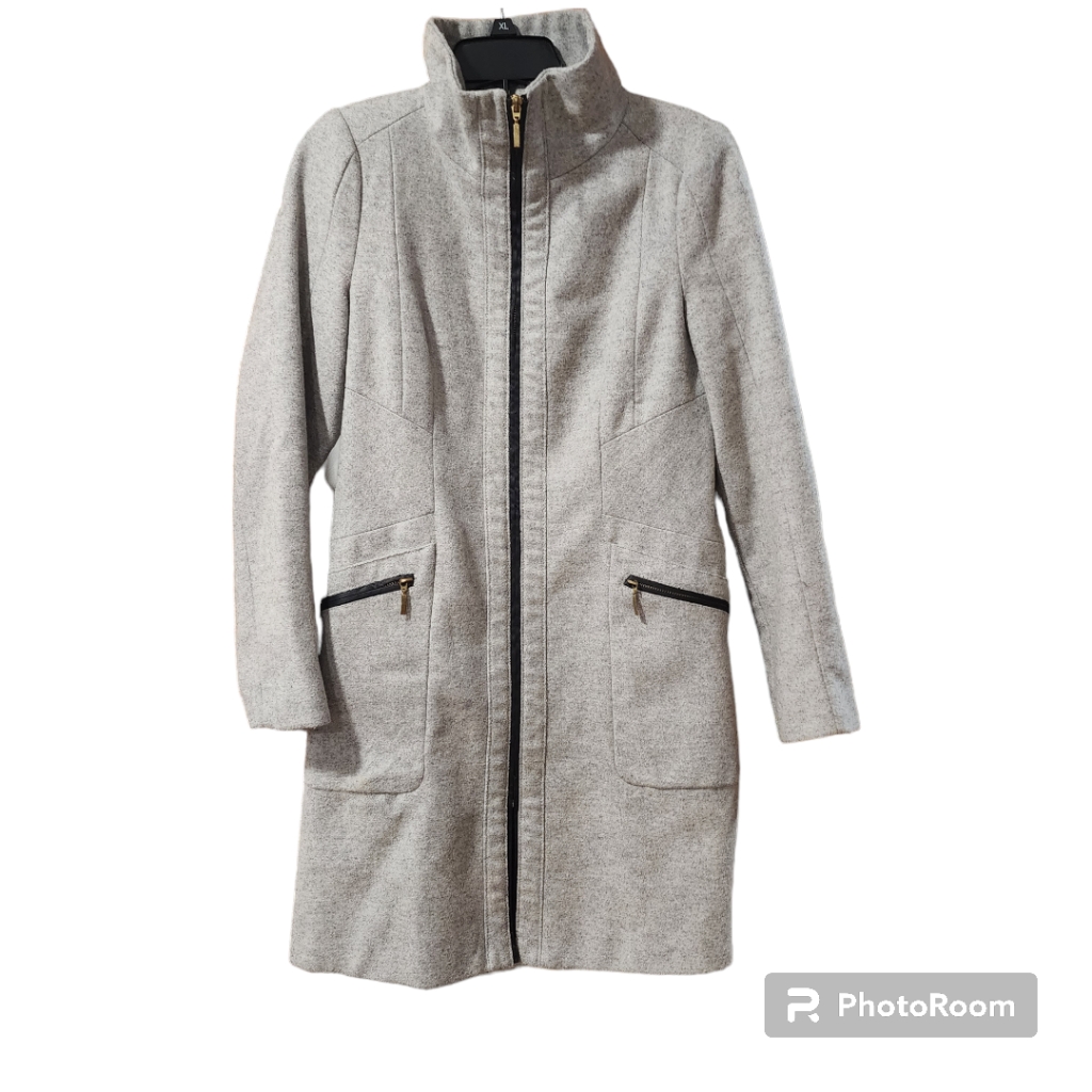 Zara Basic Large Grey Wool Jacket